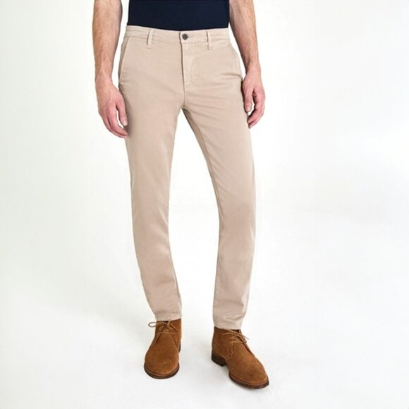 AG Adriano Goldschmied the Jamison Skinny Chino Pants Tan Men 32R - Picture 1 of 9